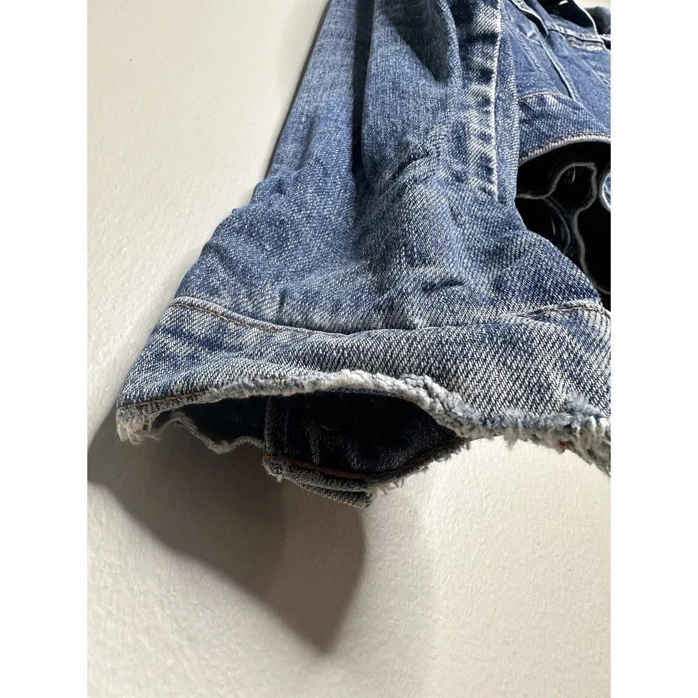 Levi's Jean Jacket Medium Y2K 2002 Trucker Iconic Coat Button Up Womens - Picture 2 of 16